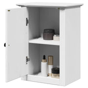 Badkamerwandkast grenenhout 44x30x60 cm wit