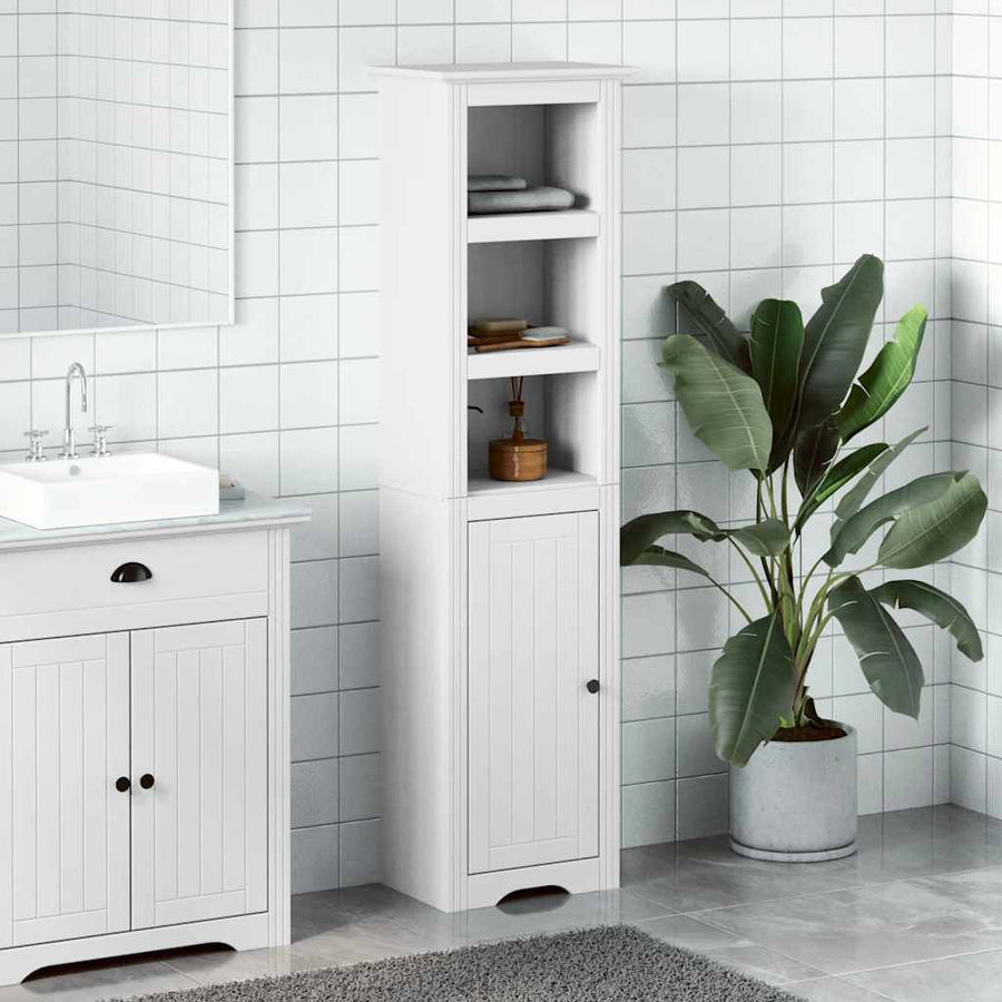 Badkamerkast BODO 44x30x160 cm wit