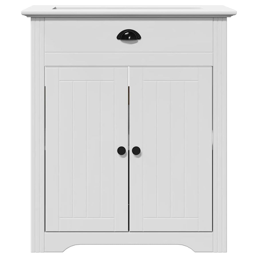 Wastafelkast BODO 70x35x80 cm wit