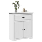 Hallway cabinet BODO 80x35x90 cm white