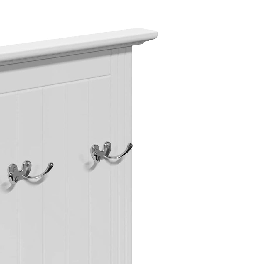 Keukentrolley BODO 72x45x80 cm wit en bruin