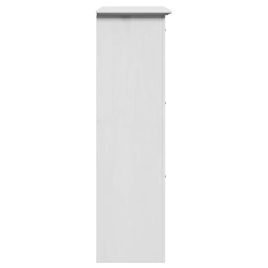 Schoenenrek BODO 80x35x118 cm wit