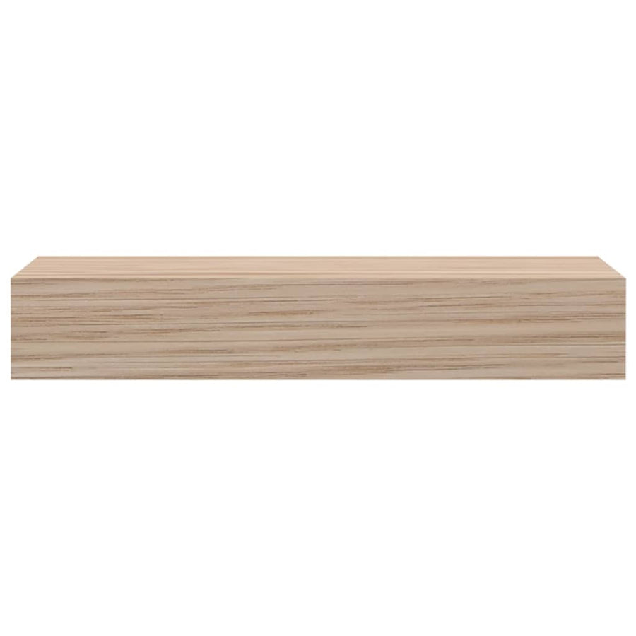 Wandschap 23x23,5x4 cm bewerkt hout