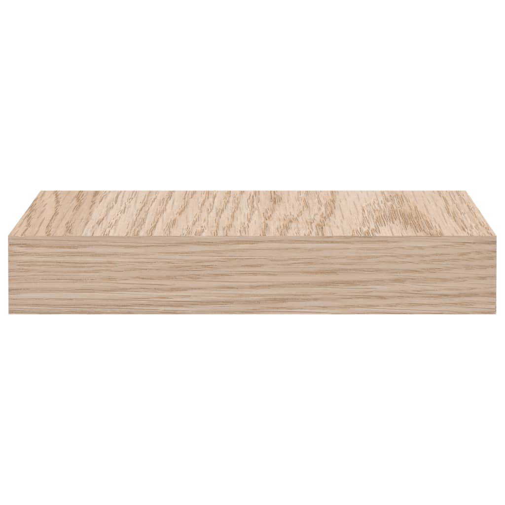 Wandschap 23x23,5x4 cm bewerkt hout