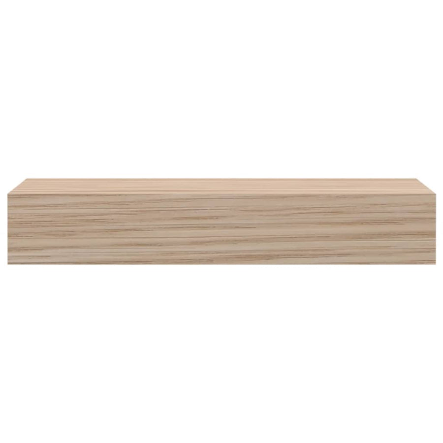 Wandschapppen 2 st 23x23,5x4 cm bewerkt hout