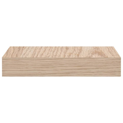 Wandschapppen 2 st 23x23,5x4 cm bewerkt hout
