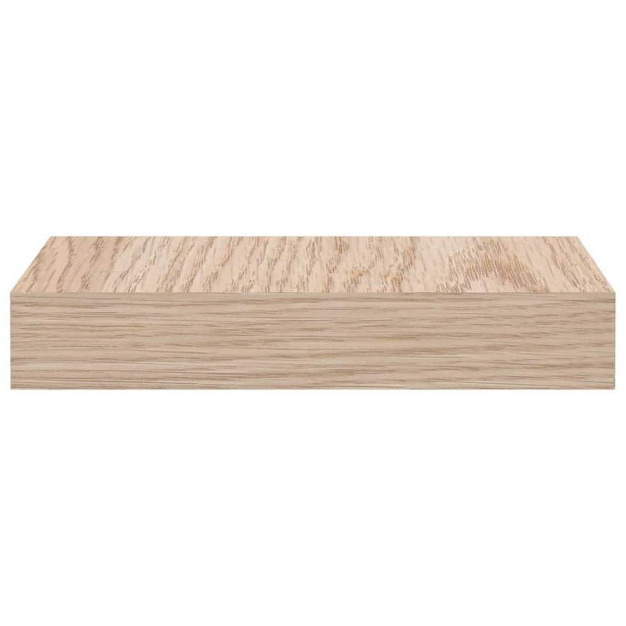 Wandschapppen 2 st 23x23,5x4 cm bewerkt hout