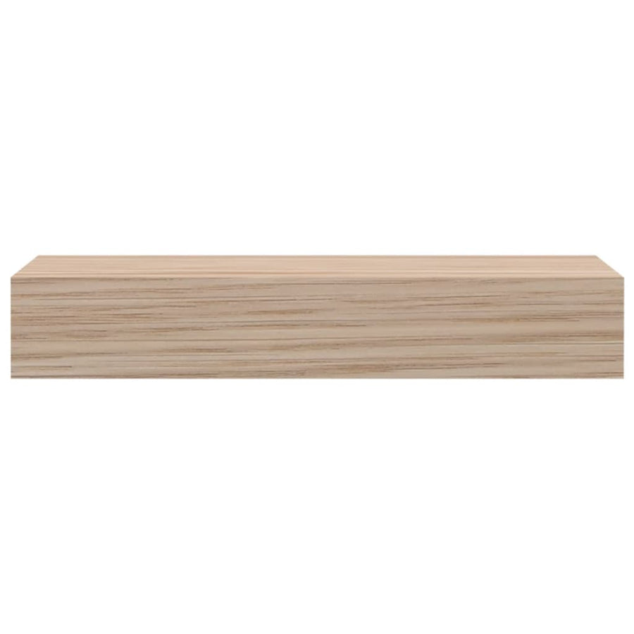 Wandschappen 4 st 23x23,5x4 cm bewerkt hout