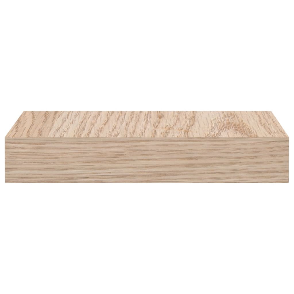 Wandschappen 4 st 23x23,5x4 cm bewerkt hout