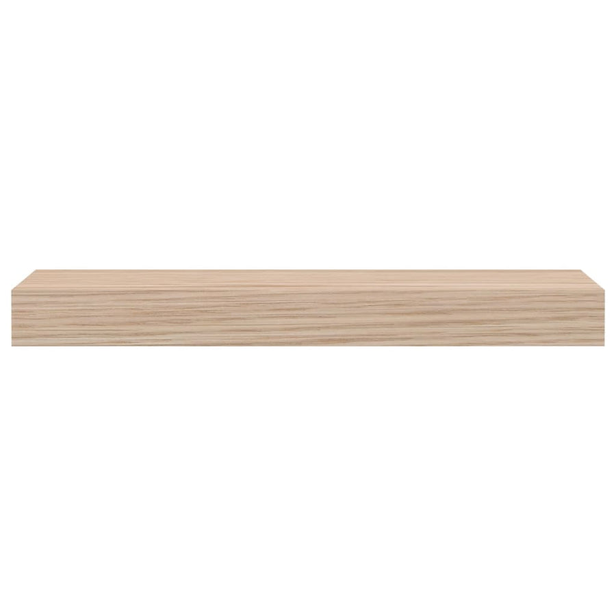 Wandschapppen 2 st 40x23,5x4 cm bewerkt hout