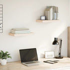 Wall shelves 2 pcs 40x23.5x4 cm processed wood