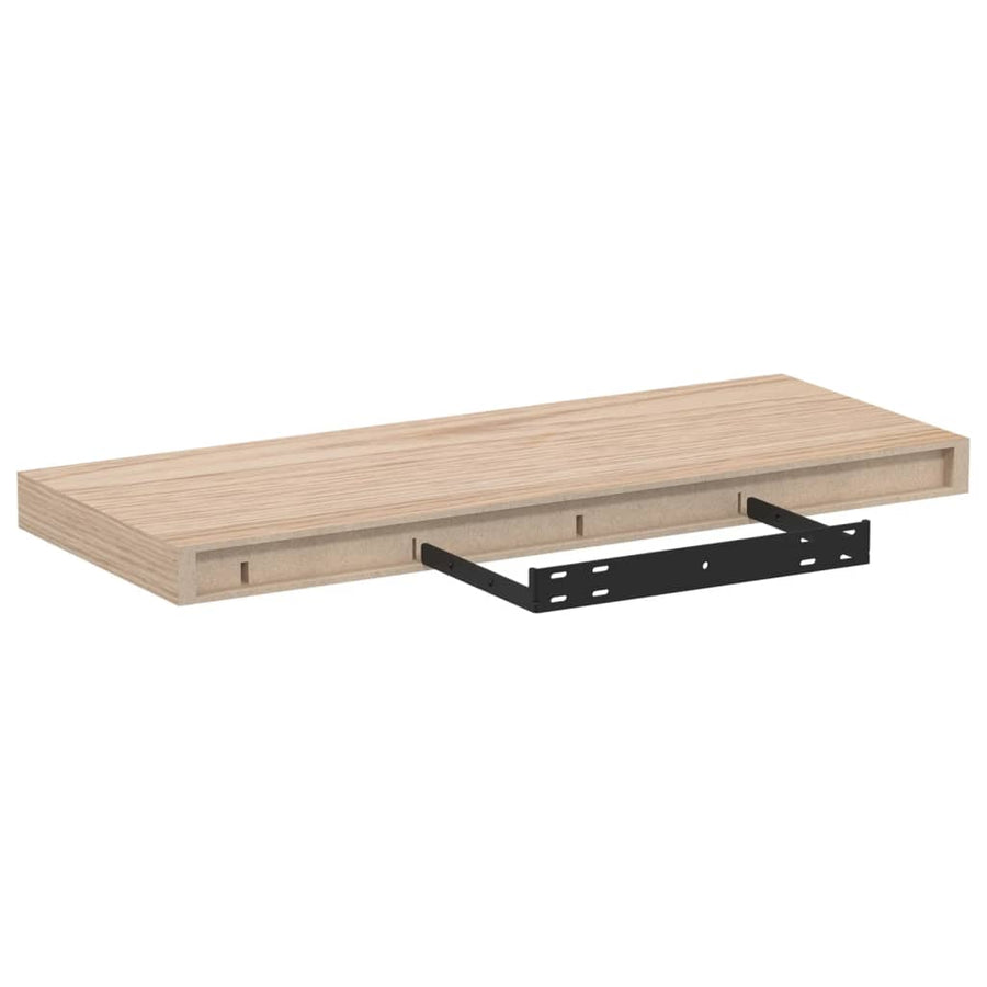 Wandschap 60x23,5x4 cm bewerkt hout