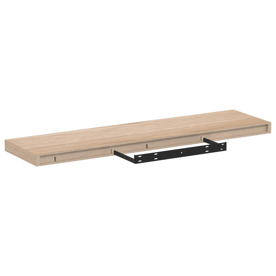 Wandschap 90x23,5x4 cm bewerkt hout