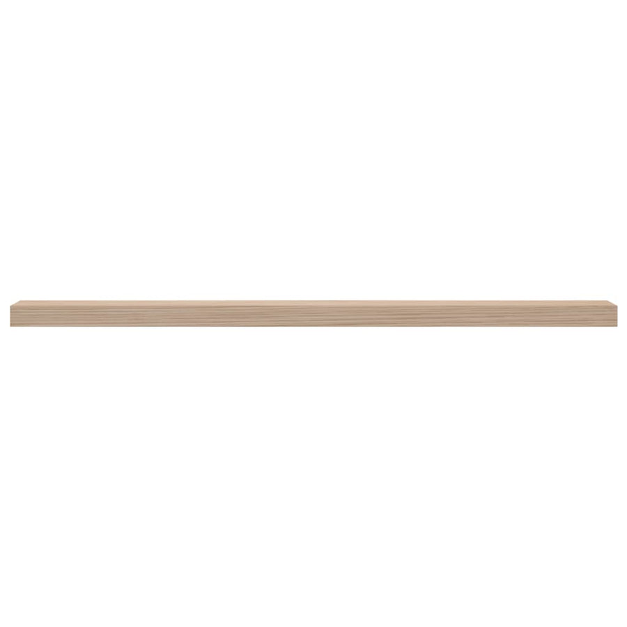Wandschap 110x23,5x4 cm bewerkt hout