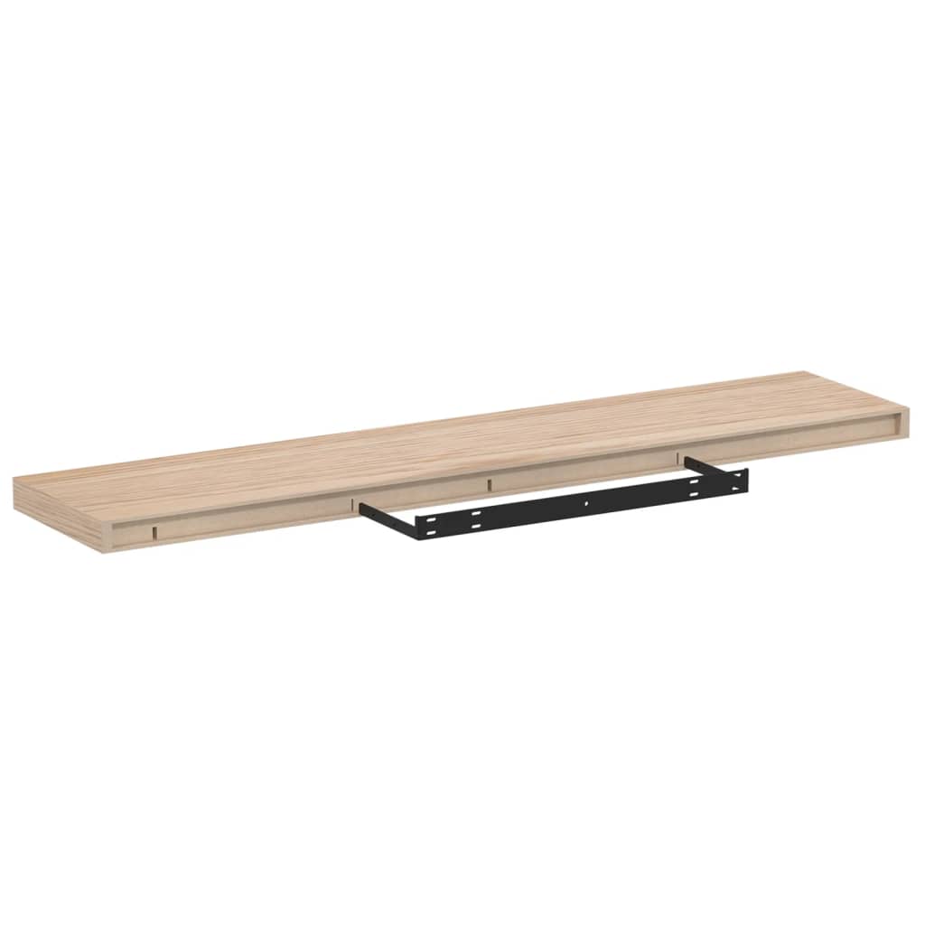 Wandschap 110x23,5x4 cm bewerkt hout