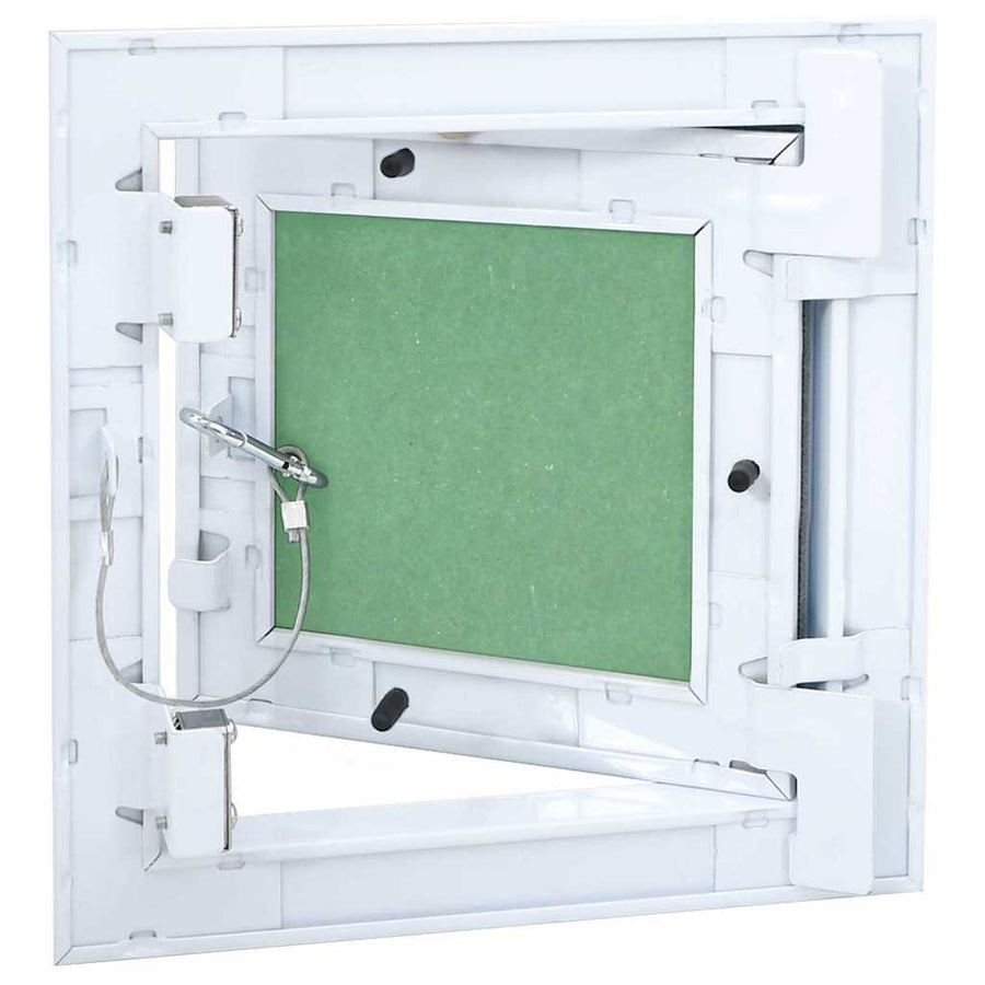 Toegangs paneel Groen en Zilver 20 x 20 cm
