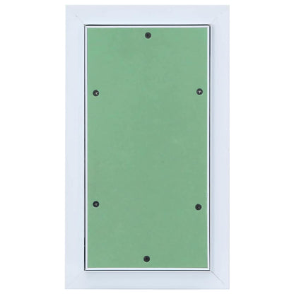 Toegangs paneel Groen en Zilver 25 x 45 cm