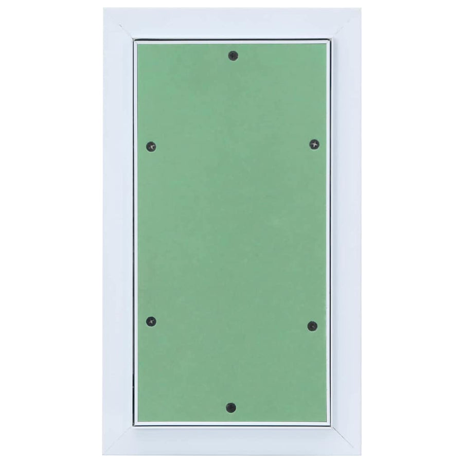 Toegangs paneel Groen en Zilver 25 x 45 cm