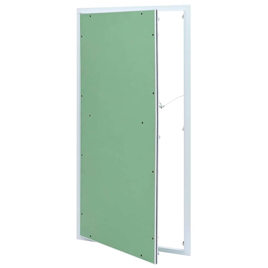 Toegangs paneel Groen en Zilver 55 x 105 cm