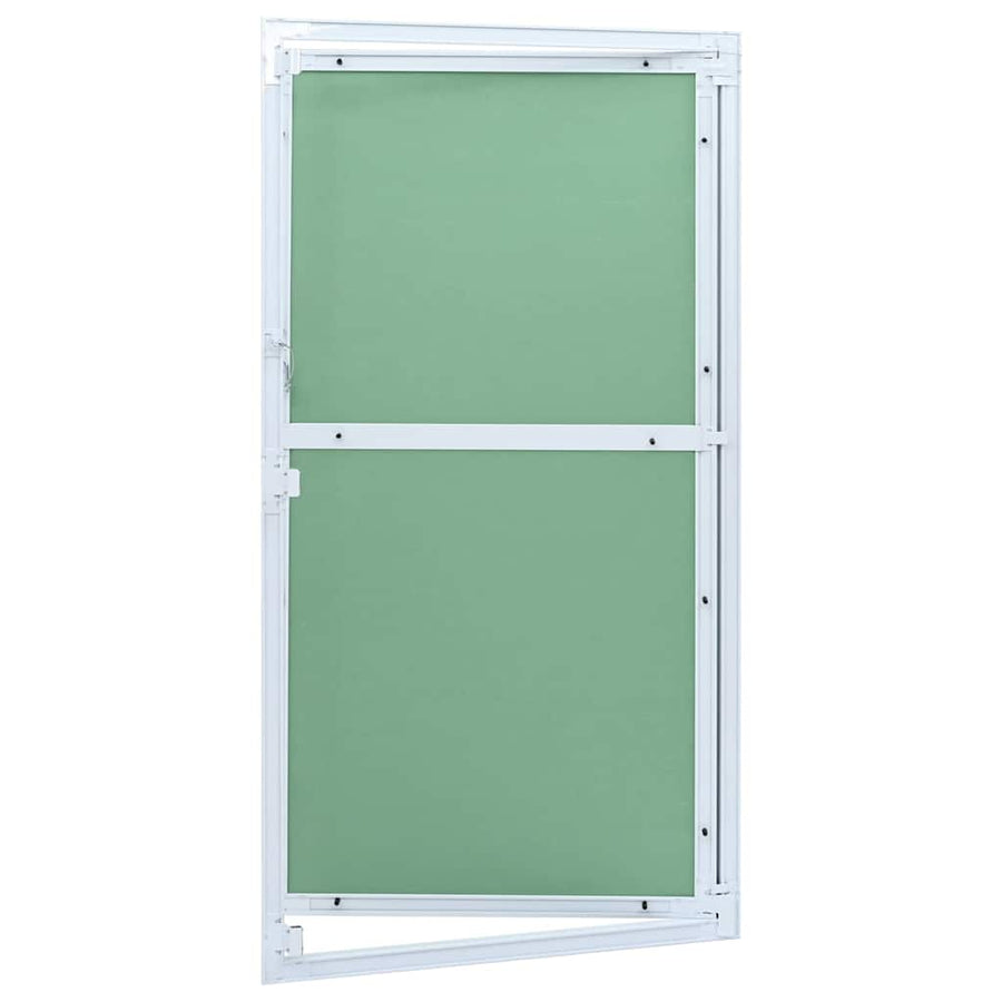 Toegangs paneel Groen en Zilver 55 x 105 cm