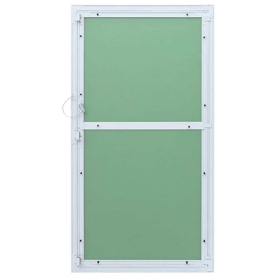 Toegangs paneel Groen en Zilver 55 x 105 cm