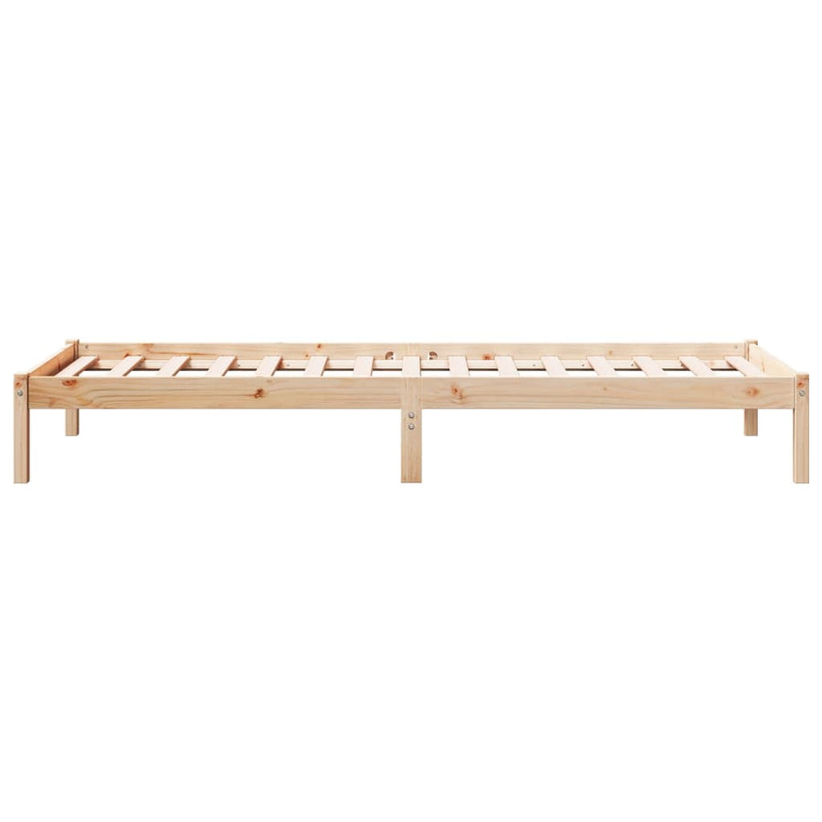Bedframe extra lang zonder matras massief grenenhout 80x210 cm