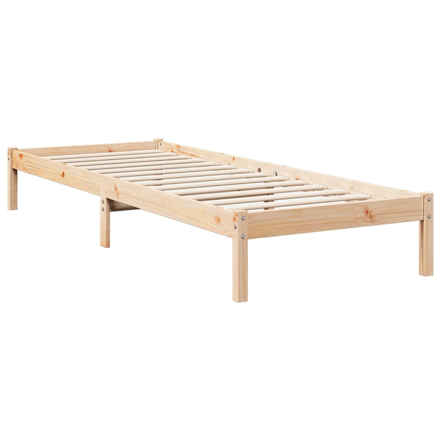 Bedframe extra lang zonder matras massief grenenhout 80x220 cm