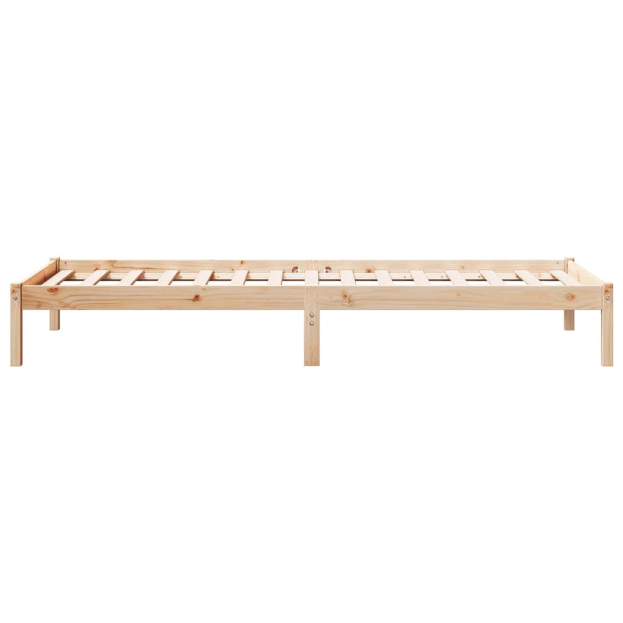 Bedframe extra lang zonder matras massief grenenhout 80x220 cm