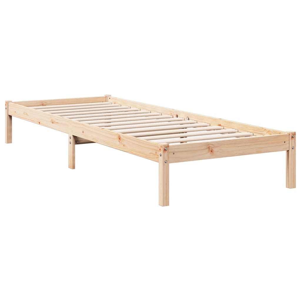 Bedframe extra lang zonder matras massief grenenhout 80x220 cm