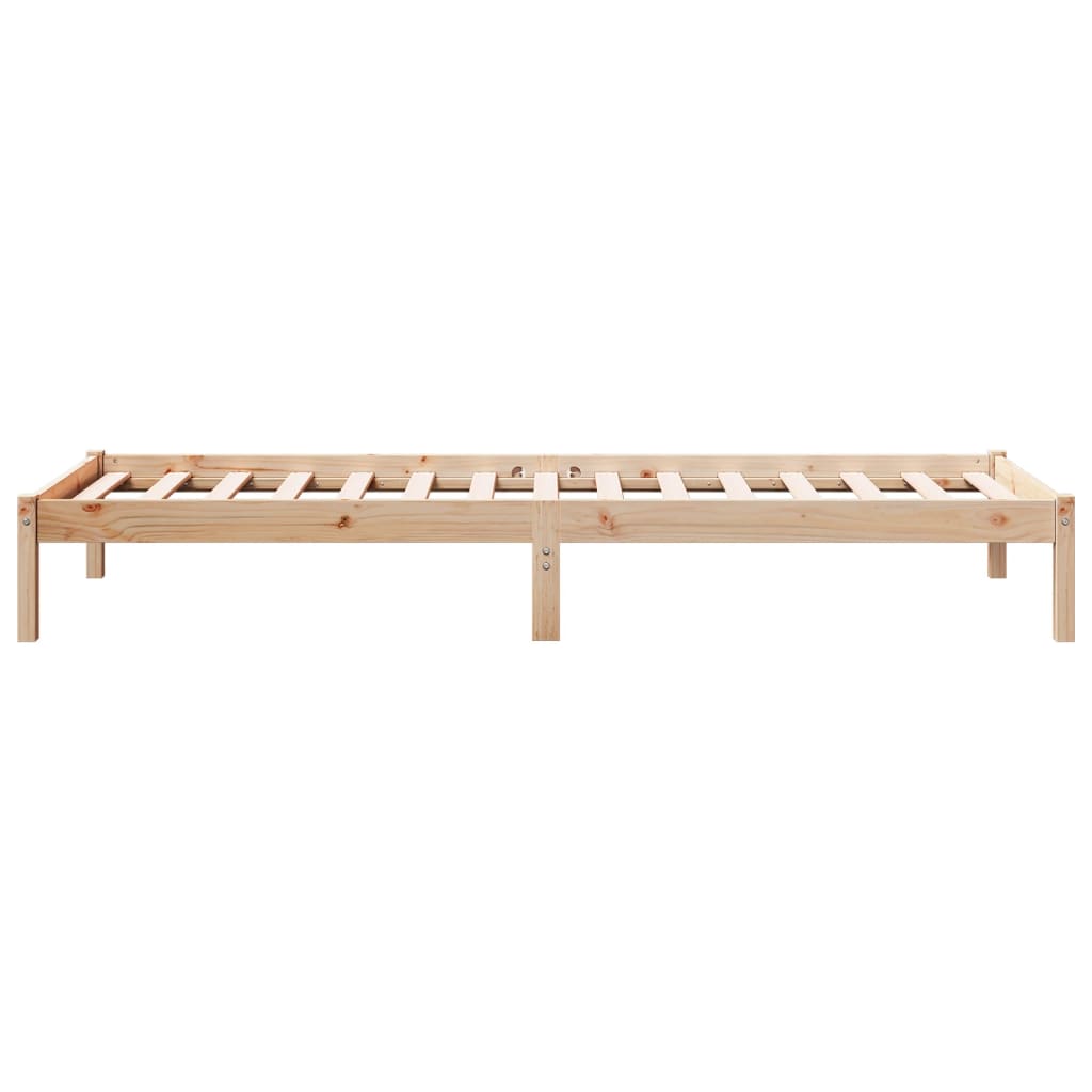 Bedframe extra lang zonder matras massief grenenhout 90x210 cm