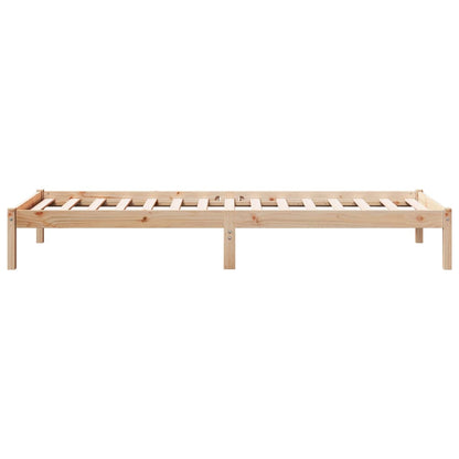 Bedframe extra lang zonder matras massief grenenhout 90x210 cm