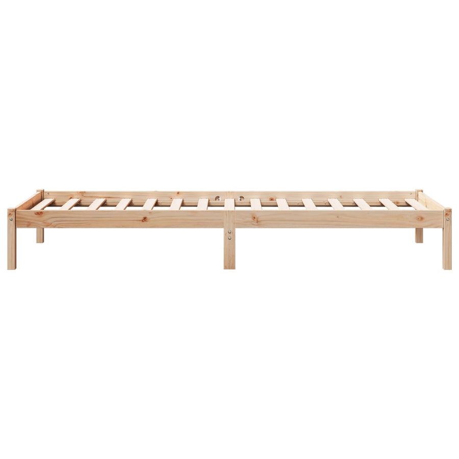 Bedframe extra lang zonder matras massief grenenhout 100x220 cm