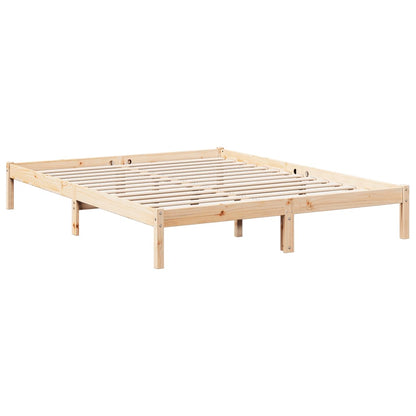Bedframe extra lang zonder matras massief grenenhout 160x220 cm