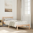 Bedframe extra lang zonder matras massief grenenhout 100x210 cm