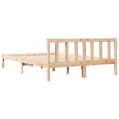 Bedframe extra lang zonder matras massief grenenhout 160x210 cm