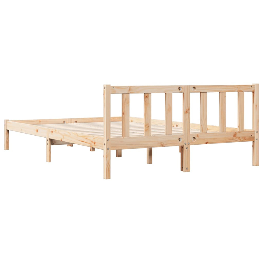 Bedframe extra lang zonder matras massief grenenhout 160x210 cm