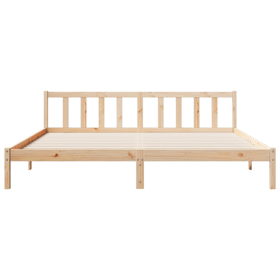 Bedframe extra lang zonder matras massief grenenhout 200x210 cm