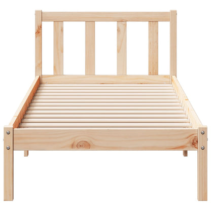 Bedframe extra lang zonder matras massief grenenhout 90x210 cm