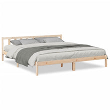 Bedframe extra lang zonder matras massief grenenhout 180x220 cm