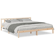 Bedframe extra lang zonder matras massief grenenhout 200x220 cm