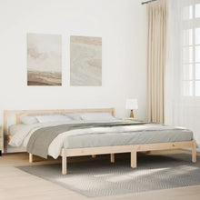 Bedframe extra lang zonder matras massief grenenhout 200x220 cm