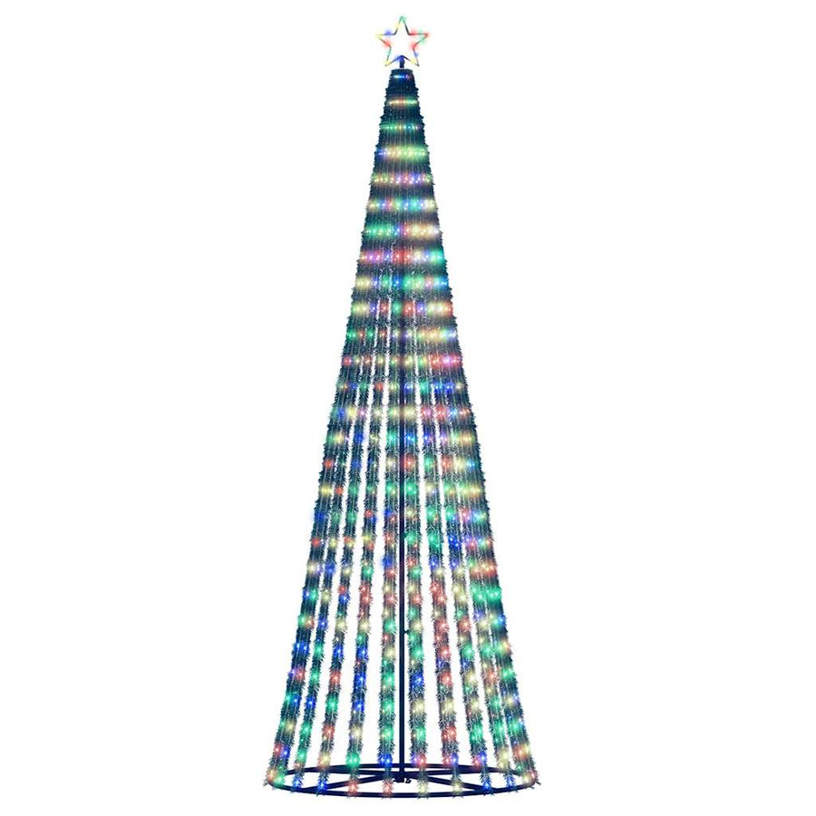 LED-kerstboom 475 LEDs kleurrijk 247 cm