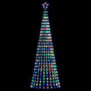LED-kerstboom 247 cm kleurrijk 475 LEDs