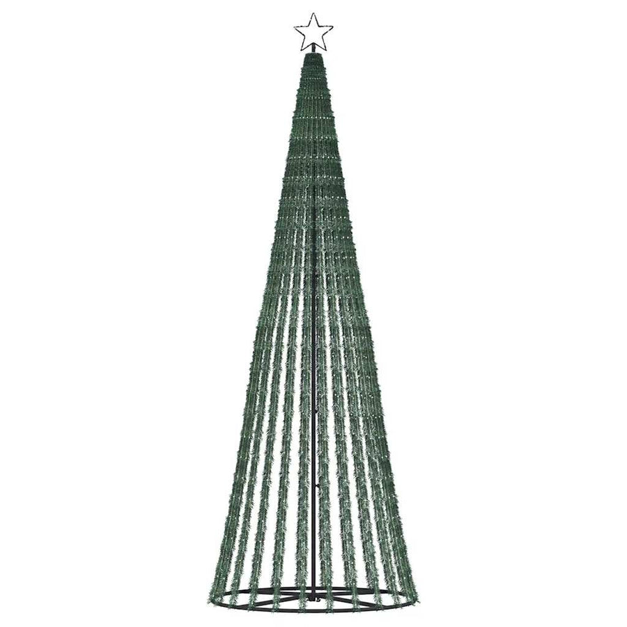 LED-kerstboom 1028 LEDs kleurrijk 403 cm