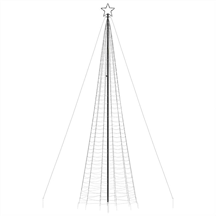 Lichtkegel met grondpinnen 1534 warmwitte LED's 500 cm
