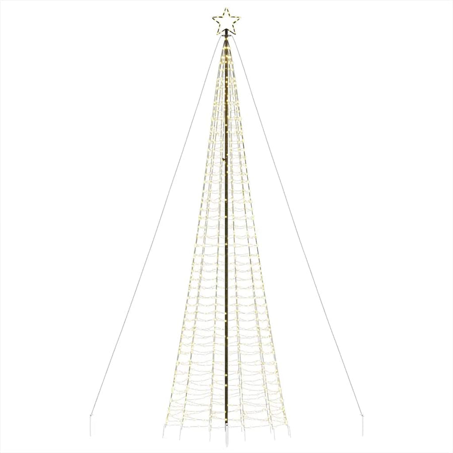 Lichtkegel met grondpinnen 1534 warmwitte LED's 500 cm