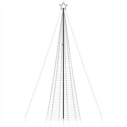 LED-kerstboom met spikes 1534 LEDs 500 cm koud wit