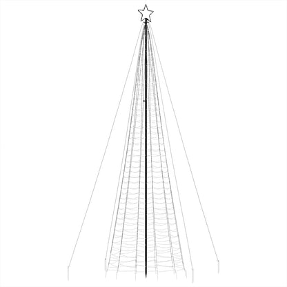 LED-kerstboom met spikes 1534 LEDs 500 cm koud wit