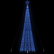 LED kerstboom 500 cm blauw 1534 LEDs