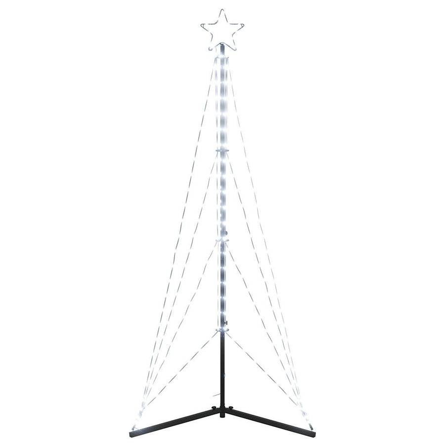 Kerstboomverlichting 363 koudwitte LED's 182 cm